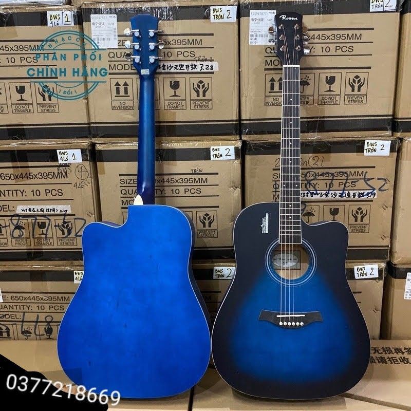 guitar Acoustic Rosé R135 gỗ hồng đào full phụ kiện