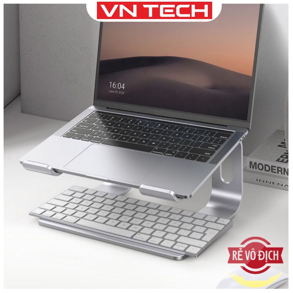XN9 - Giá đỡ để laptop stand notebook Macbook máy tính xách tay hợp kim nhôm có thể tháo rời kiêm tản nhiệt