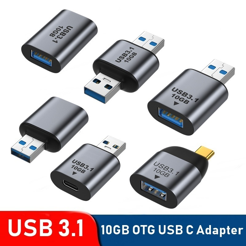 Đầu Chuyển Đổi Usb 3.1 Sang Type C OTG 5Gbps 5 Usb 3.1 Sang Usb Chuyên Dụng Cho Máy Tính