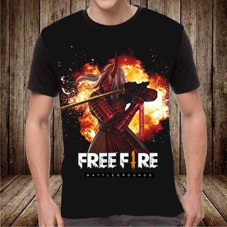 Áo Quỷ Kiếm Free Fire Áo thun màu đen in hình Quỷ Kiếm Hot Trend 2020