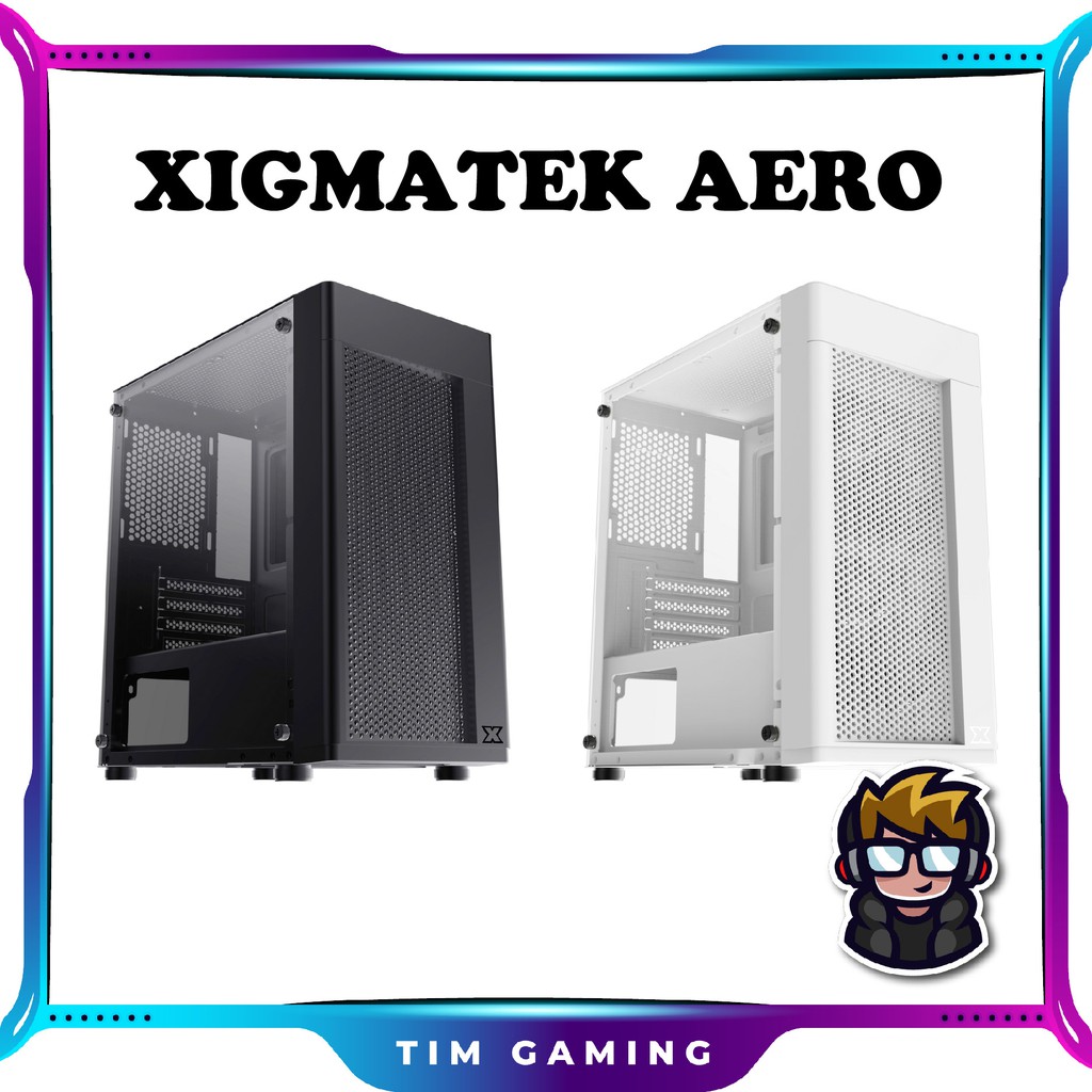 [Mã 254ELSALE giảm 7% đơn 300K] Vỏ case máy tính Xigmatek AERO | Hỗ trợ Main M-ATX | Kính cường lực