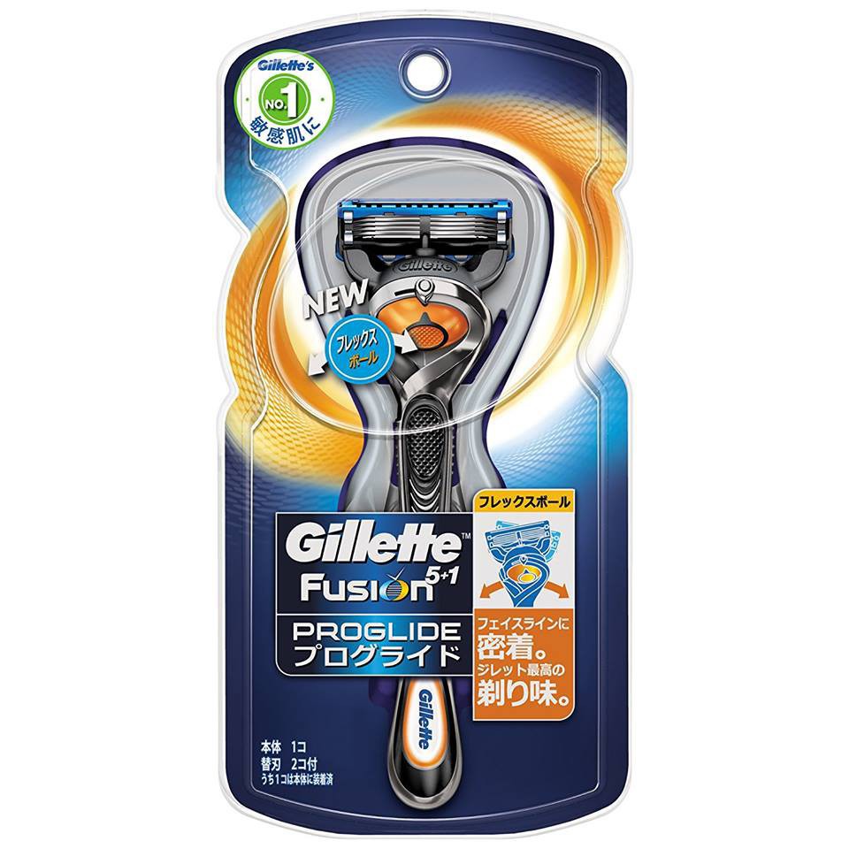 Dao Cạo Gillette Fusion ProGlide  5 Lưỡi ( 1 CÁN + 2 LƯỠI )