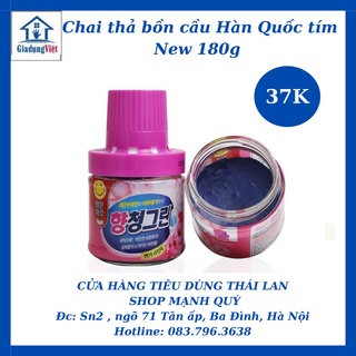Cốc thả bồn cầu toilet hương hoa 180gr hàn quốc