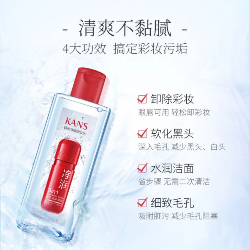 Nước tẩy trang 2 trong 1 Kans