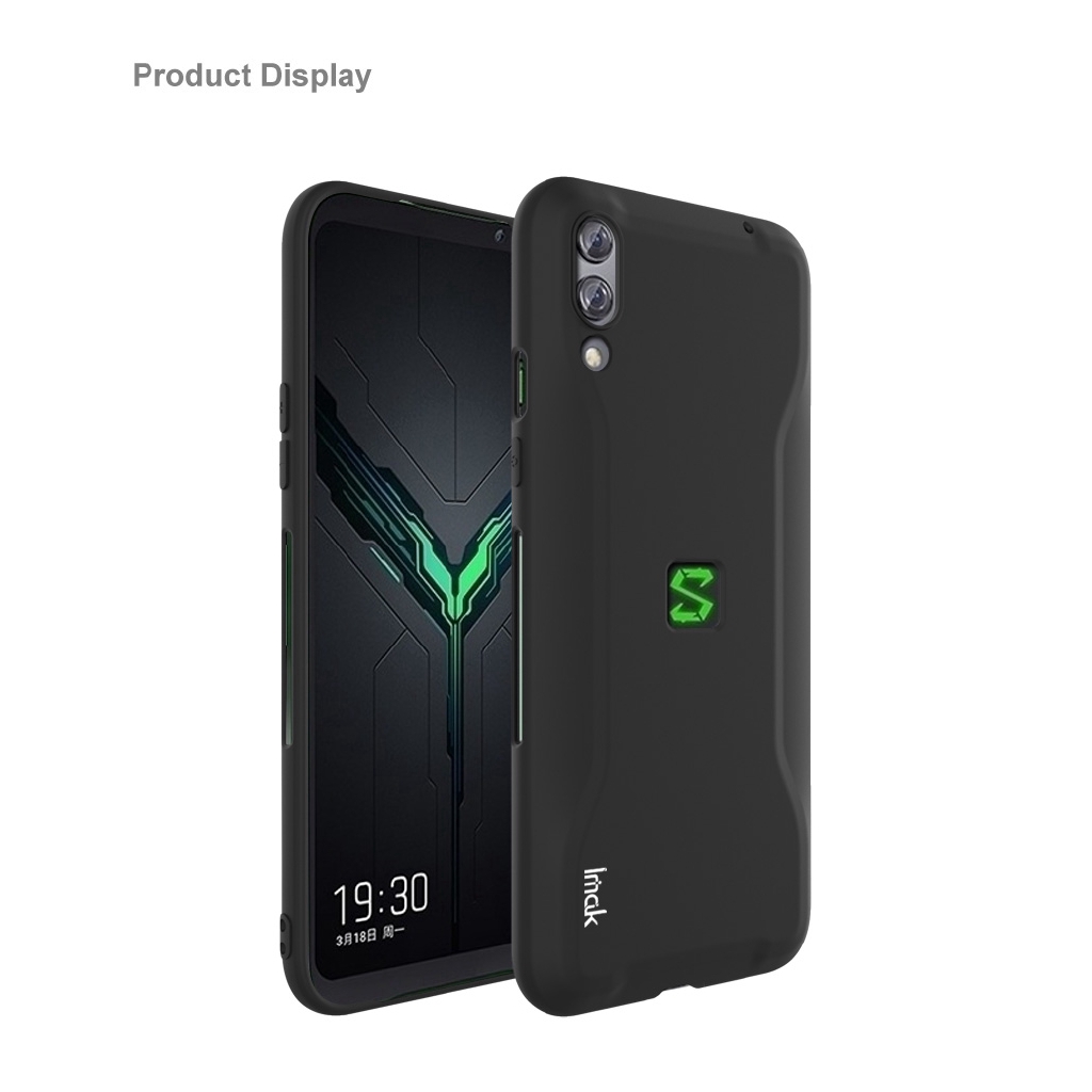 Ốp điện thoại TPU silicon siêu mỏng mềm mặt nhám màu đen chính hãng dành cho Xiaomi Black Shark 2 / BlackShark 2 Pro