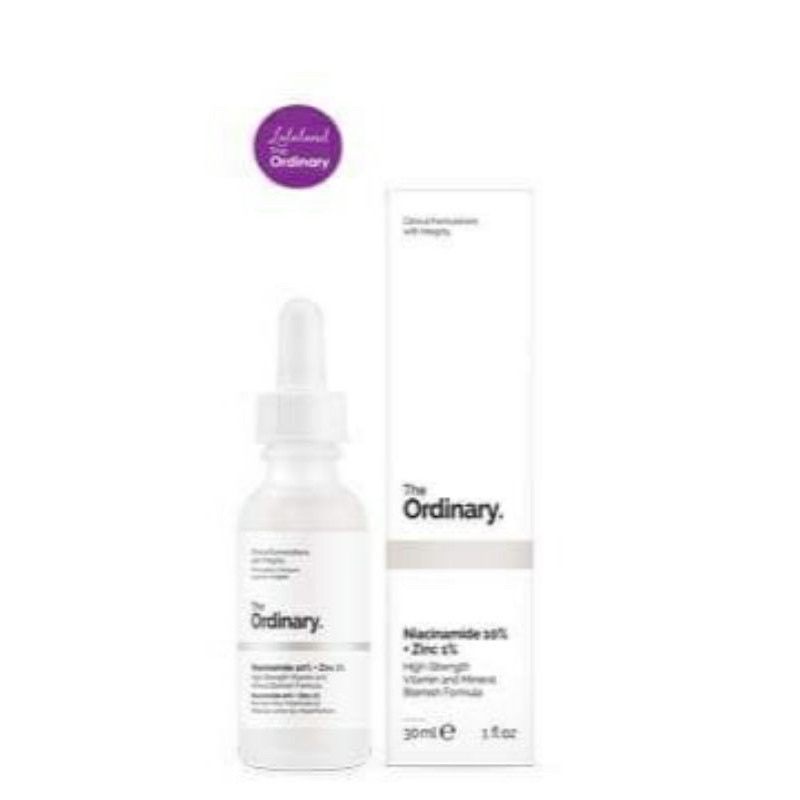 Serum Kiềm Dầu Hỗ Trợ Giảm Mụn The Ordinary Niacinamide 10% + Zinc 1% 30ml