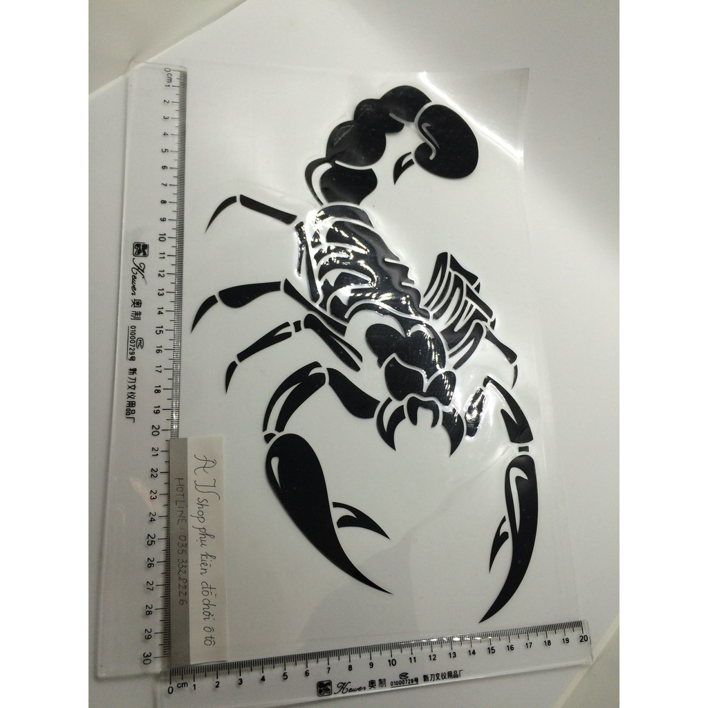 Decal bọ cạp