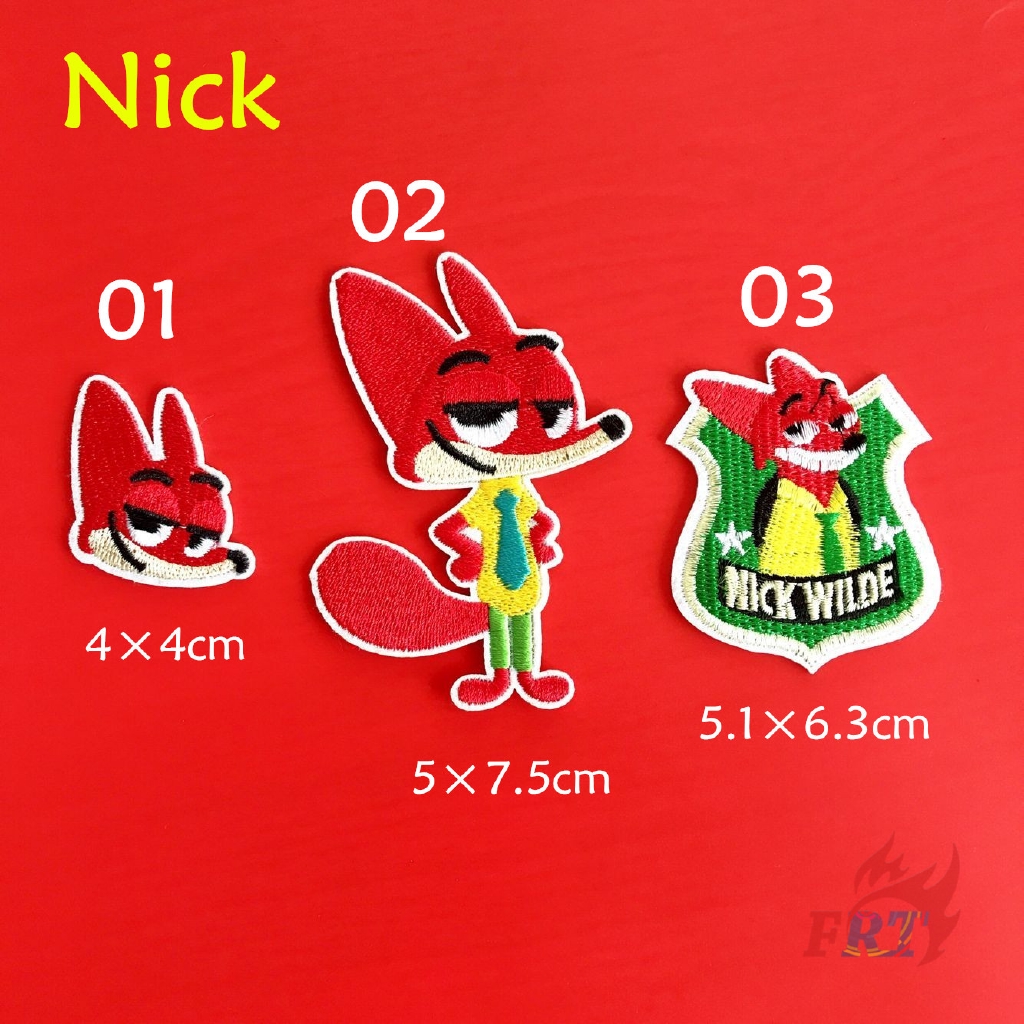 Miếng vá quần áo DIY bằng vải họa tiết hoạt hình Disney Zootopia xinh xắn