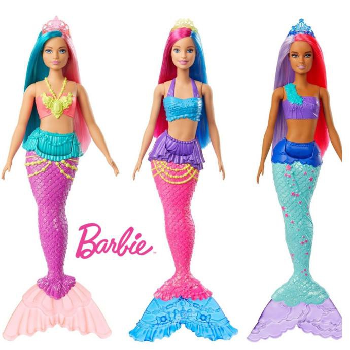 Búp Bê Barbie Nàng Tiên Cá Màu Xanh Lá Dễ Thương