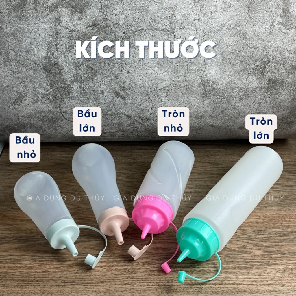 Chai đựng tương, đựng nước mắm 200ml nhựa PP chính phẩm an toàn hình thức đẹp mắt gọn nhẹ tiện lợi