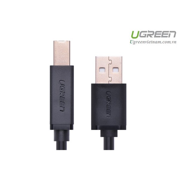 Cáp USB 2.0 máy in 1,5m Ugreen 10350 đầu cáp mạ vàng chính hãng