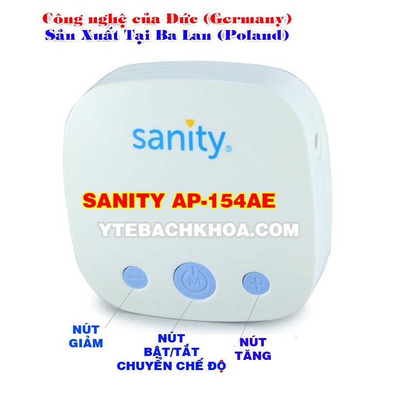 MÁY HÚT SỮA ĐIỆN ĐƠN SANITY AP-154AE - SẢN XUẤT TẠI BA LAN - BẢO HÀNH 02 NĂM CHÍNH HÃNG