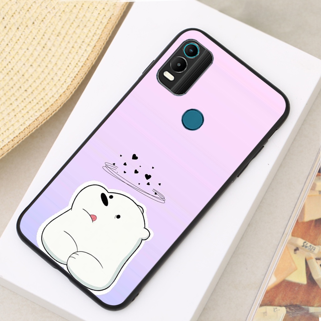 Ốp lưng Nokia C21 Plus gấu bia chất siêu đẹp giá rẻ
