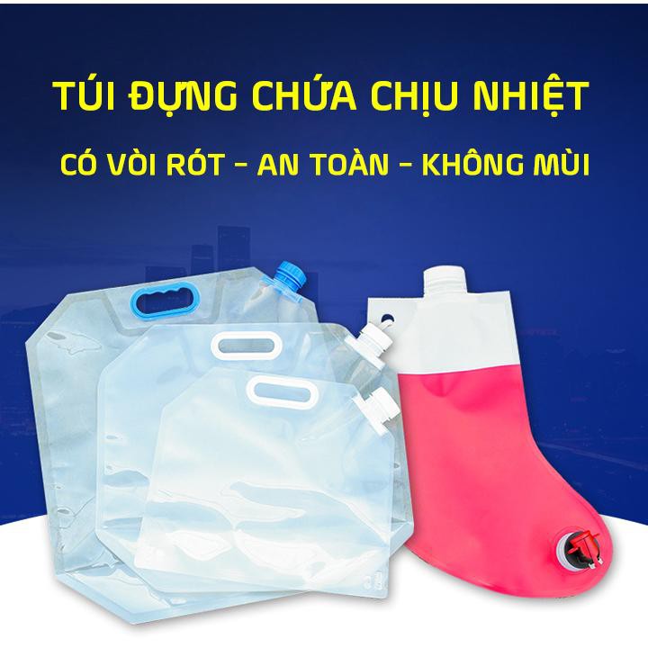 Túi đựng nước đa năng gấp gọn Minh House