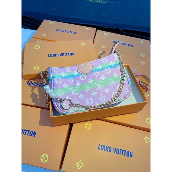 Túi Xách Nữ Kẹp Nách Eo Vì, Túi Nữ Đeo Chéo Dây Pha Ngọc