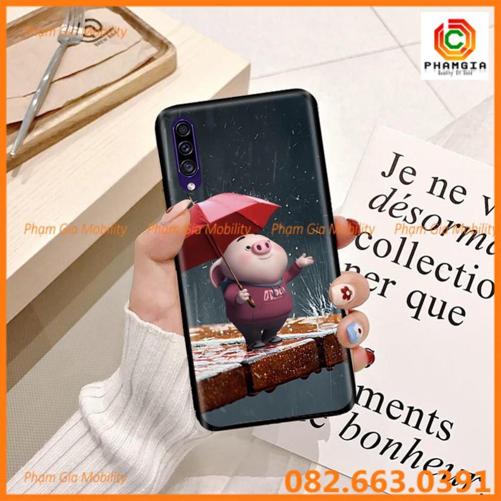 Ốp lưng Samsung A21 dẻo in hình Heo Con Dễ Thương