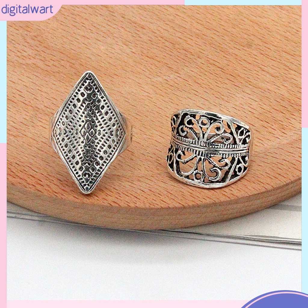 Nhẫn hợp kim kiểu dáng độc đáo thời trang nam nữ