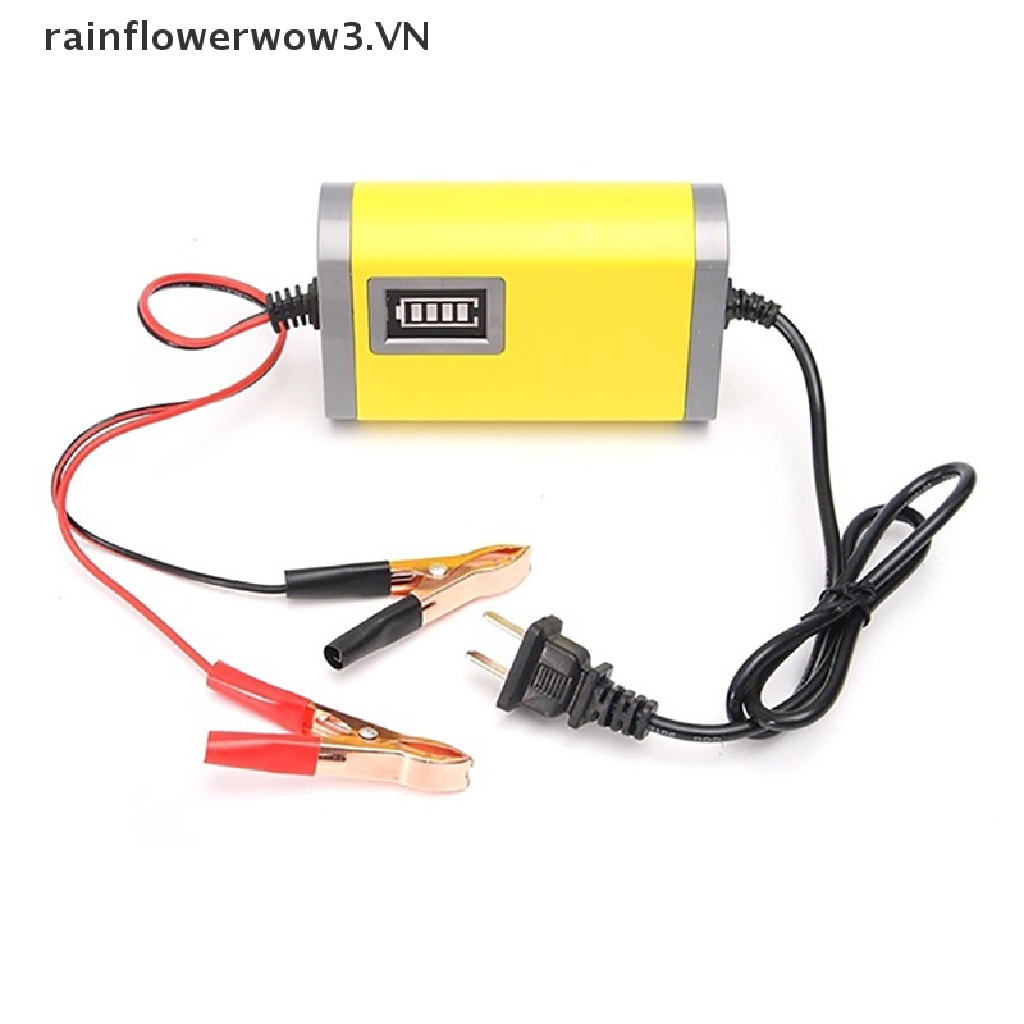 Bộ sạc bình ắc quy thông minh tự động 12V 2A cho xe hơi xe máy