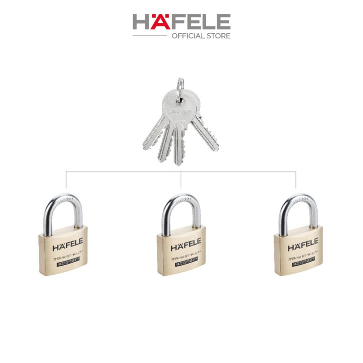 Bộ 3 ổ khoá Keyed Alike HAFELE - 482.01.975