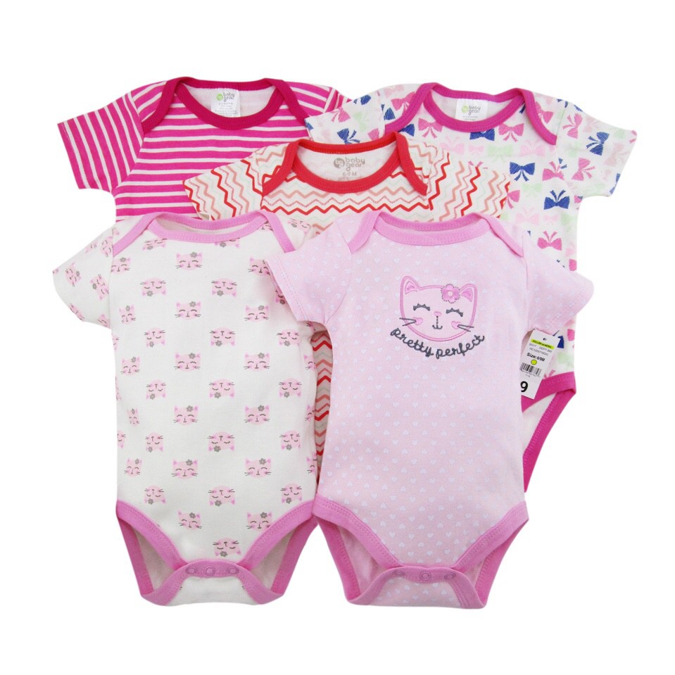 Set 5 bodysuit cộc tay nhiều mẫu cực xinh | BigBuy360 - bigbuy360.vn