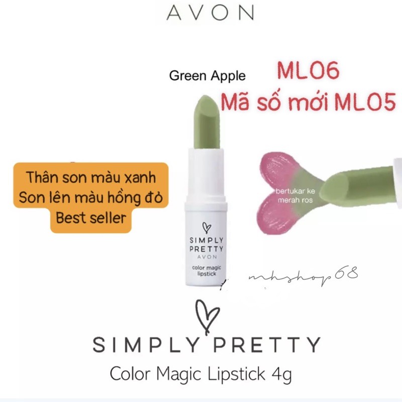 Son Biến Đổi Sắc Màu Magic Lipstick Avon - Son Gió Avon