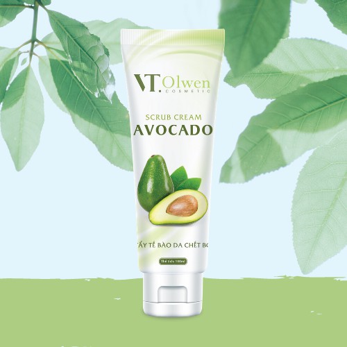 KEM TẨY TẾ BÀO DA CHẾT BƠ VT.OLWEN 100ML