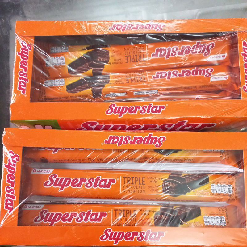 Bánh xốp Superstar chocolate 192g