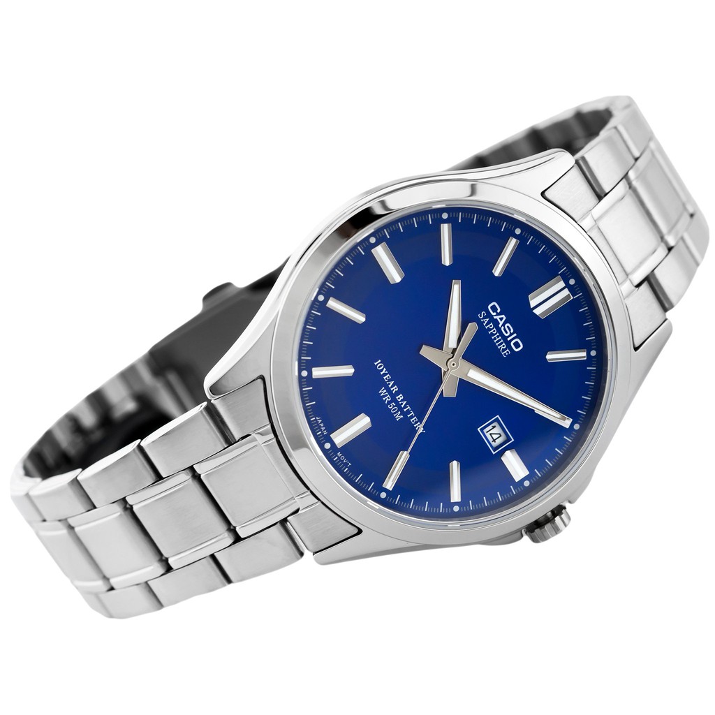 Đồng hồ nam dây kim loại Casio Standard chính hãng Anh Khuê MTS-100D-2AVDF (41mm)