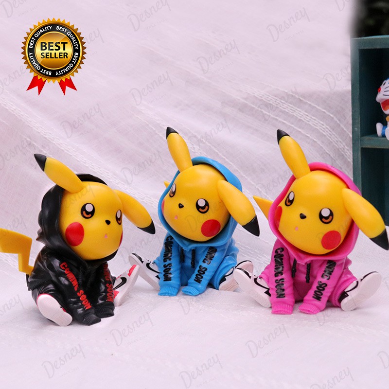 1 Mô Hình Pikachu 12cm Trang Trí Đáng Yêu