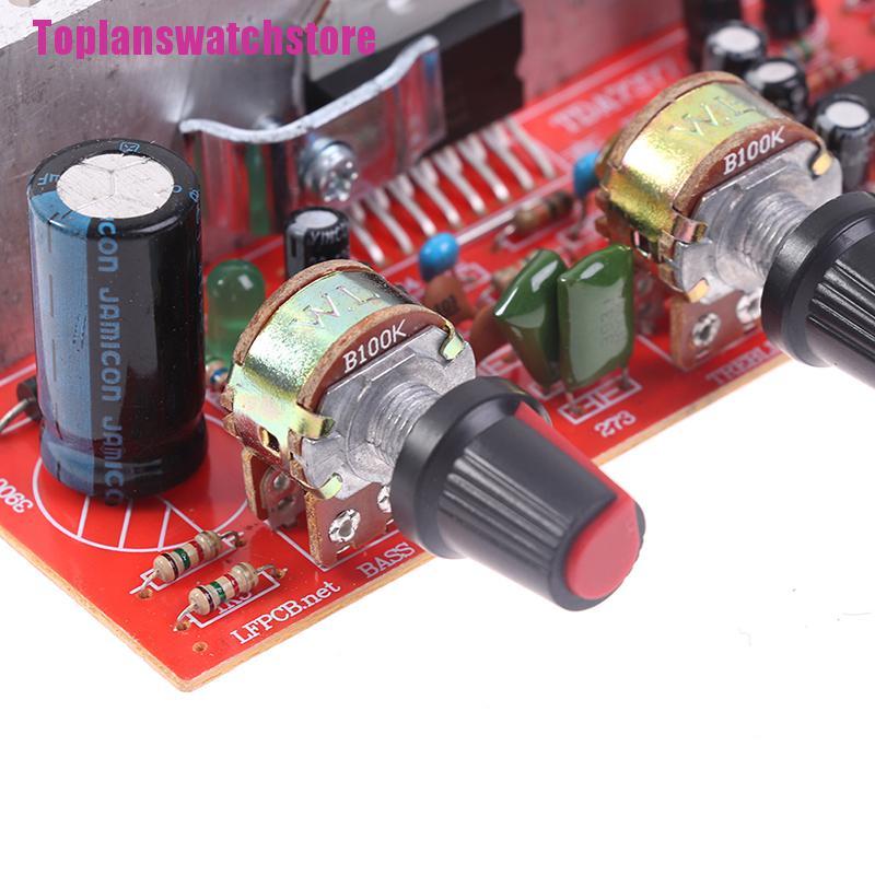 Bảng mạch khuếch đại âm thanh kỹ thuật số kênh kép TDA7377 40Wx2 cao cấp