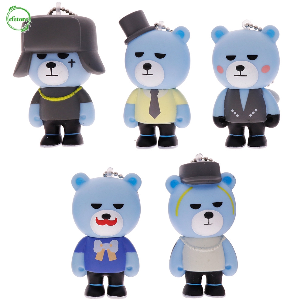 Mặt Treo Móc Khóa Hình Gấu Bigbang Hoạt Hình Đáng Yêu