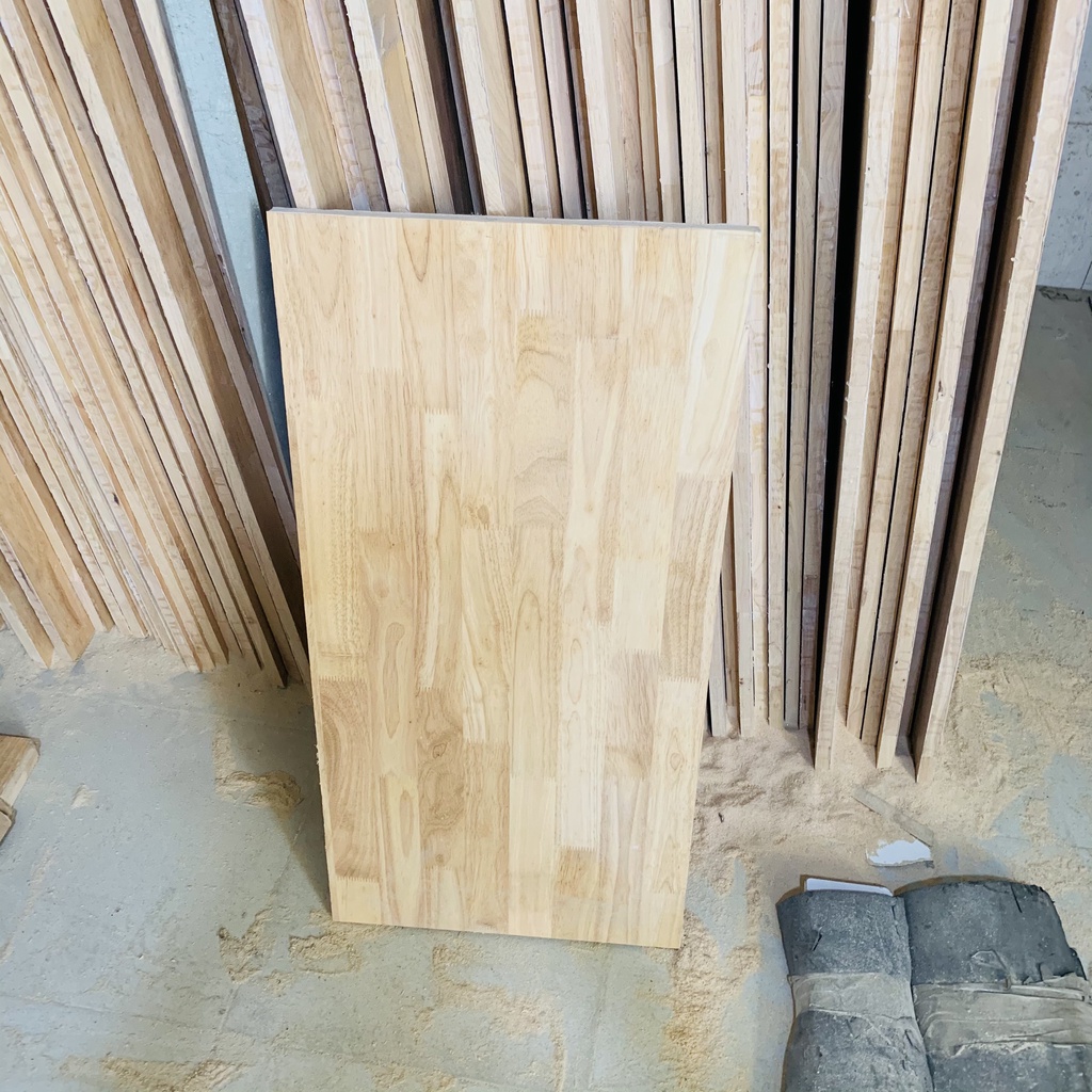 MẶT BÀN GỖ 60X80X1,8Cm  Mặt bàn gỗ cao su đầy đủ kích thước đã sơn,phủ bóng và bo góc-Mua về là dùng ngay