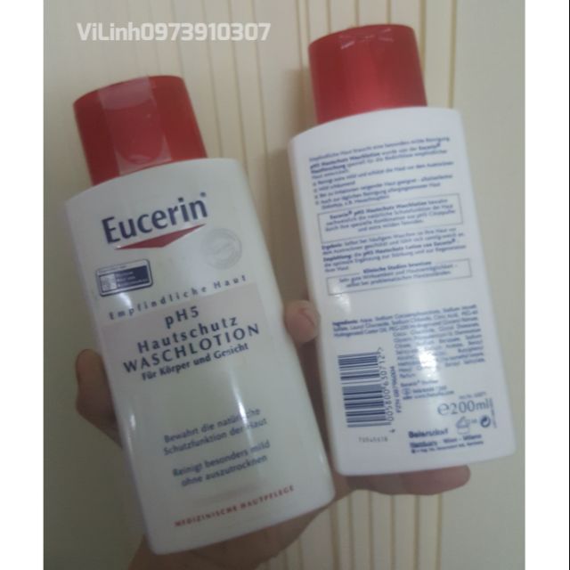 🇩🇪Sữa tắm Eucerin pH5 dành cho Bé