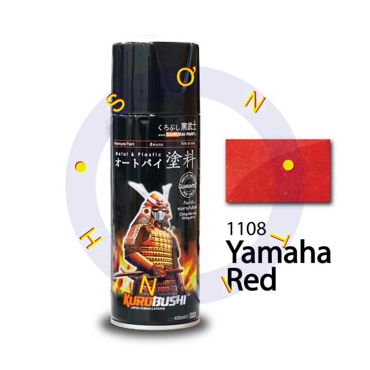 Sơn xịt Samurai màu Đỏ Yamaha - 1108