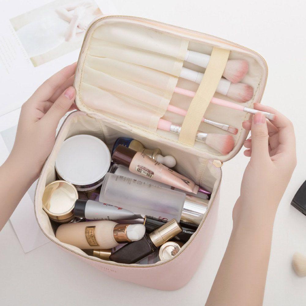 Túi Da PU Đựng Mỹ Phẩm / Đồ Vệ Sinh Cá Nhân KENT1