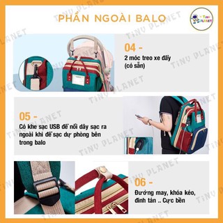 Balo Bỉm Sữa, Túi Bỉm Sữa Đa Năng