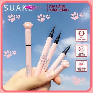 Bút kẻ mắt SUAKE chân mèo vỏ hồng dạng lỏng kháng nước chống trôi