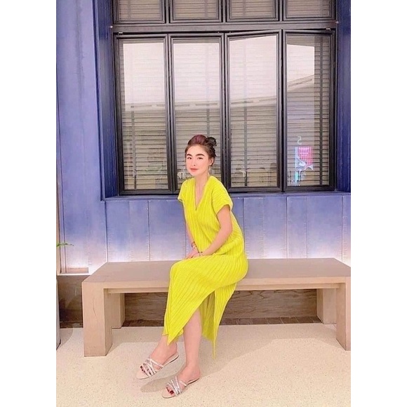 đầm Thun xếp Ly Thái Lan