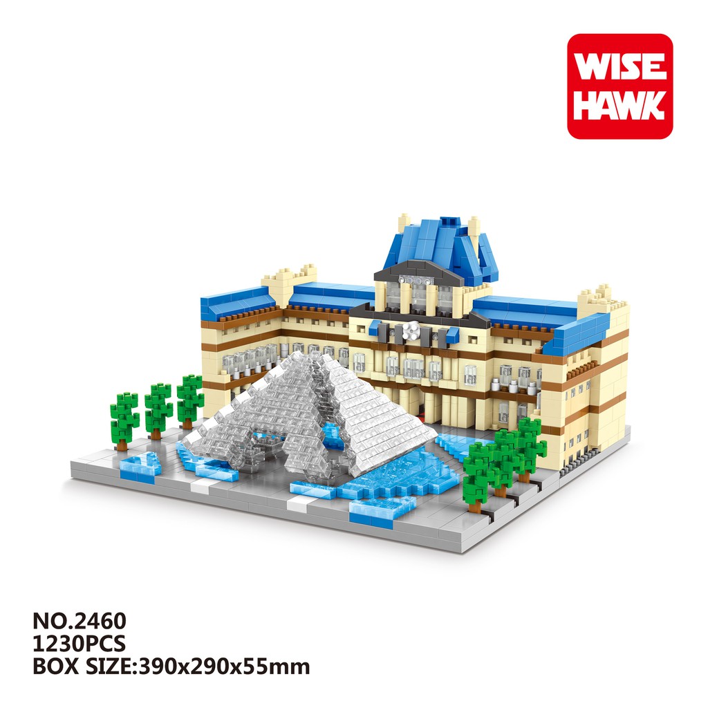 Lego nano WISE HAWK 2457-2468 kỳ quan thế giới NLG0134 #NAGIBLOCK