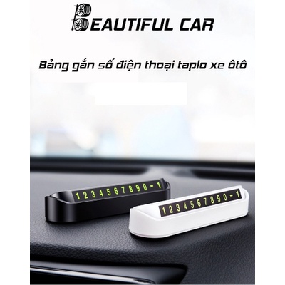 Bảng Gắn Số Điện Thoại Trên Xe Ô Tô, Gắn Taplo Xe Hơi