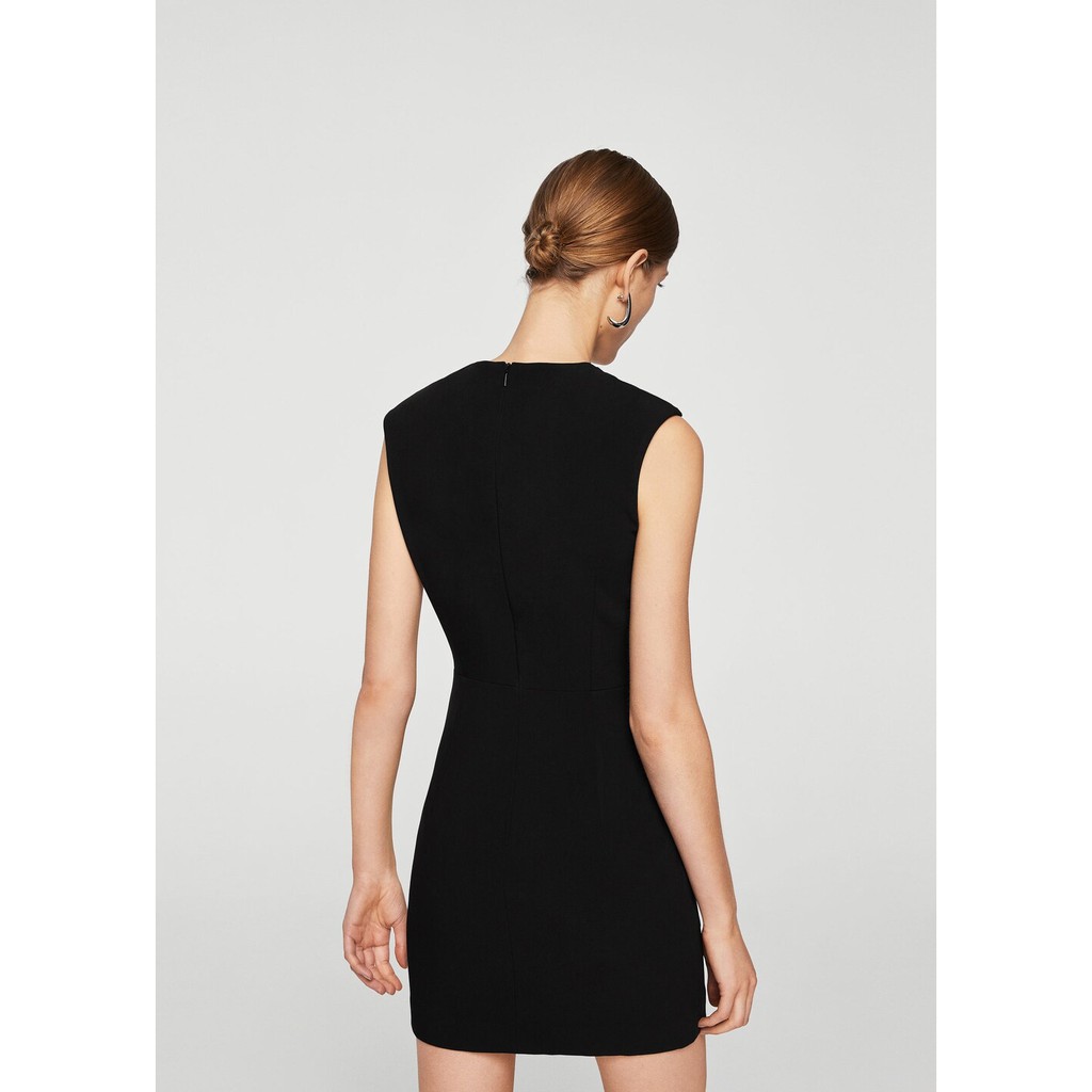 Đầm Mango phối ren công sở 21030565 fulltag