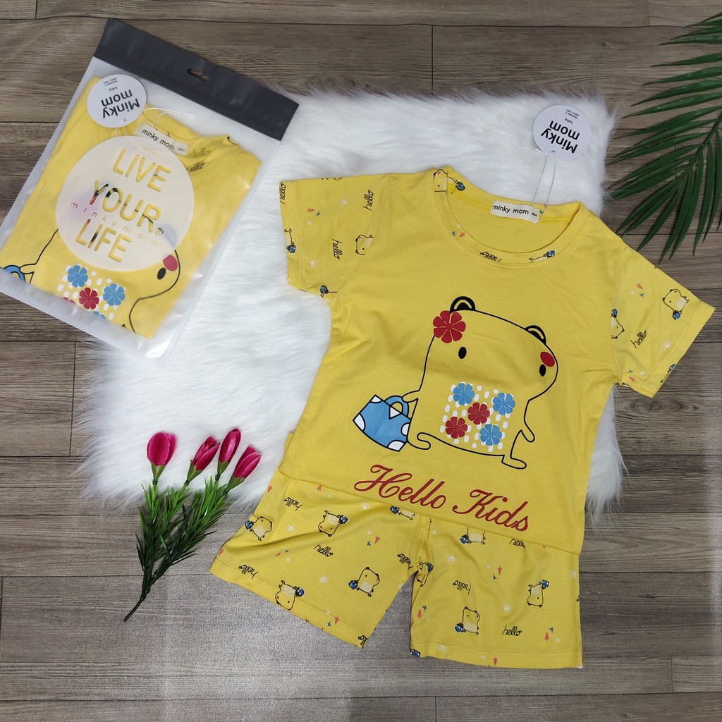 Bộ Ngắn Tay Mùa Hè Cho Bé Trai/ Gái - Chất Thun Lạnh Cực Mát | BigBuy360 - bigbuy360.vn