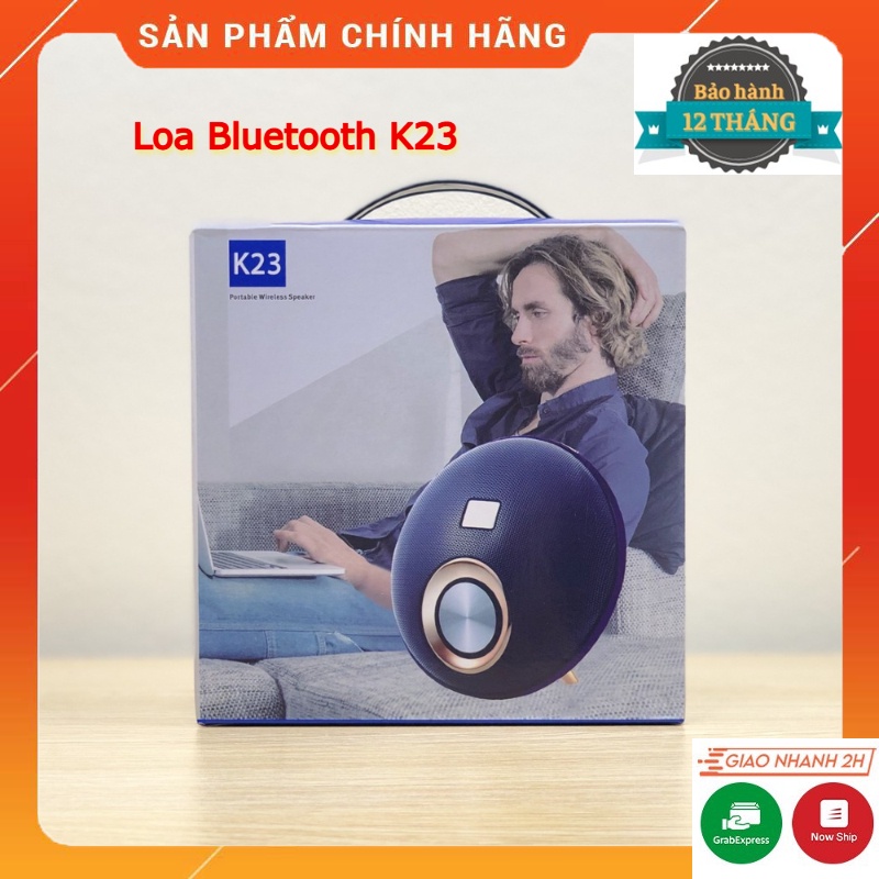 Loa Bluetooth Mini K23. Âm Thanh Sống Động, Thiết Kế Nhỏ Gọn, Độ Bền Cực Cao. Hỗ Trợ USB, Thẻ Nhớ. Bảo Hành 12 Tháng