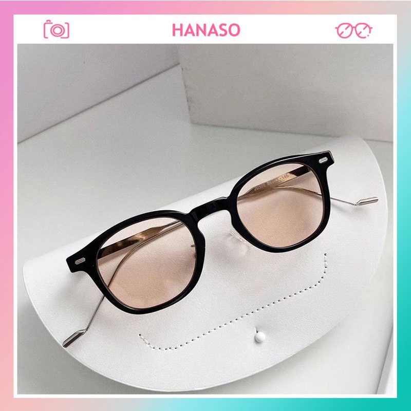 Kính giả cận thời trang nam nữ HANASO cao cấp phong cách Hàn Quốc gọng càng cua siêu cá tính trẻ trung năng động 085