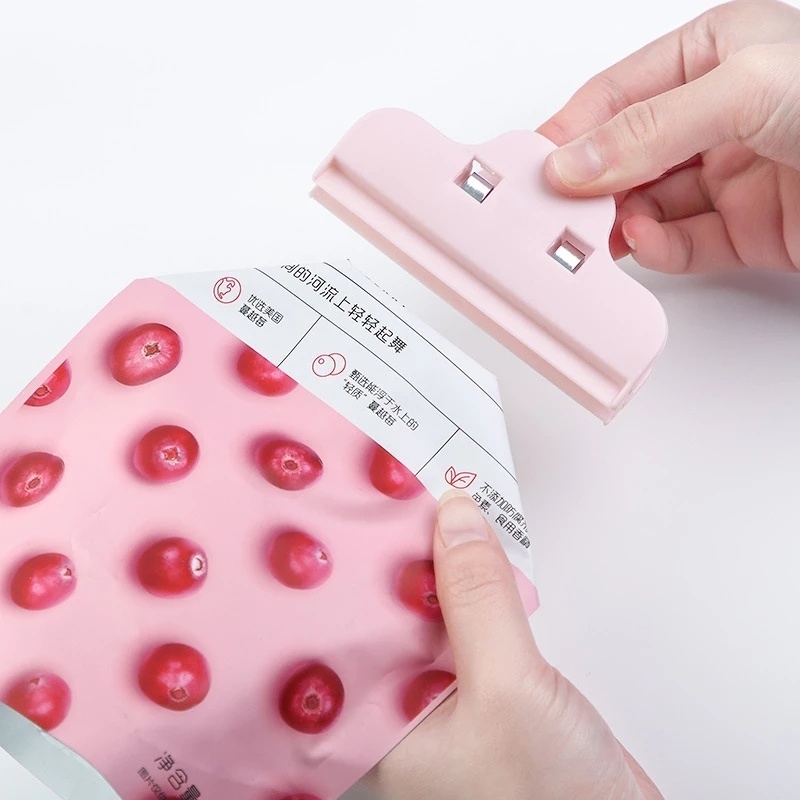 Dụng Cụ Kẹp Miệng Túi Thức Ăn Bằng Nhựa Chống Ẩm Đa Năng Tiện Dụng Cho Nhà Bếp