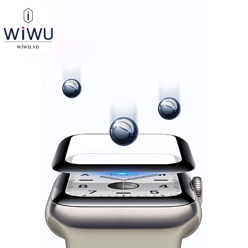 [ Combo 2 miếng ] Miếng dán màn hình đồng hồ Wiwu dành cho a p p l e watch ( 40-41-42-43-44-45 )