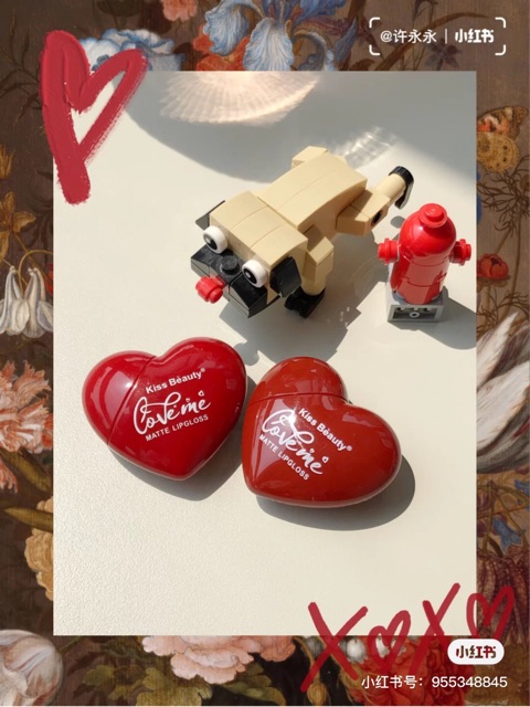 Son kem lì kiss beauty trái tim | BigBuy360 - bigbuy360.vn