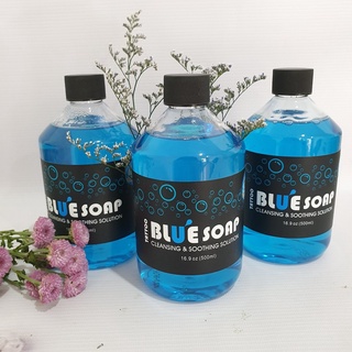 Combo ( Bluesoap 500ml + Bình tạo bọt) dung dịch tạo bọt lau mực xăm nước rửa hình xăm