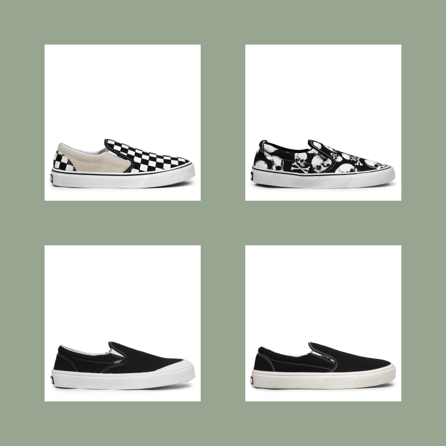 . Giày Lười Đi Học Bằng Vải Canvas Chất Lượng Cao Cho Nam Và Nữ vans off the wall Variants Miễn Phí Vận Chuyển