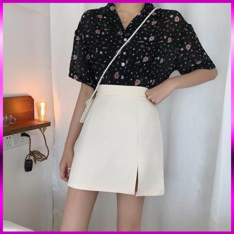 [Xả Kho 3 Ngày] CHÂN VÁY CHỮ A CẠP CAO XẺ TRƯỚC - CHÂN VÁY CÔNG SỞ COTTON CAO CẤP THIẾT KẾ XUẤT NHẬP KHẨU | BigBuy360 - bigbuy360.vn